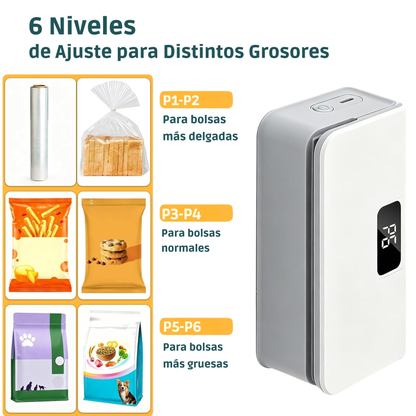 Sellador de Bolsas Recargable